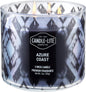 Premium Azure Coast Scent, 14 Oz. 3-Wick Aromatherapy Candle with up to 45 Hours of Burn Time, Blue